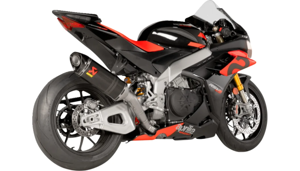 Akrapovic Evolution Exhaust System Aprilia RSV4 / Tuono V4 2021-2024 Carbon Fiber/Carbon Fiber - Image 2