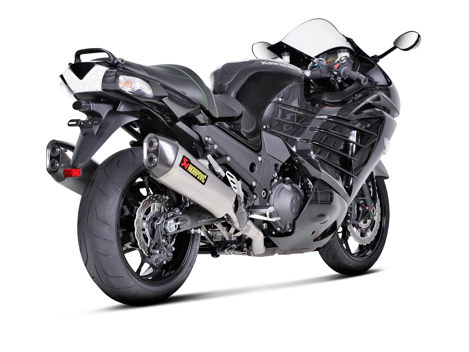 Akrapovic Slip-On Exhaust Kawasaki ZX14R 2012-2021 - Image 3