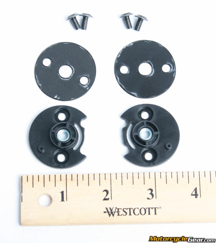 Bell Hinge Plate Kit - Fits Qualifier, Qualifier DLX, Vortex and Revolver Evo Helmets (VO) - Image 3