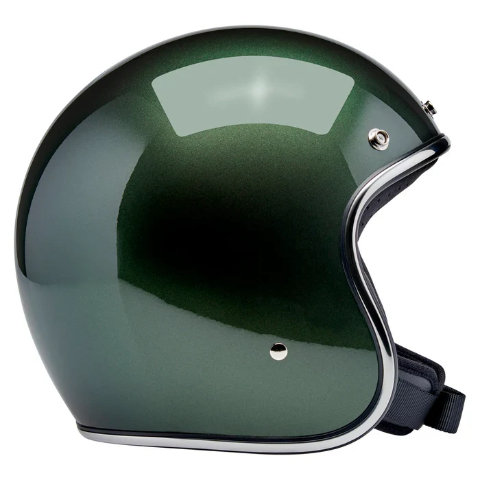 Biltwell Bonanza Metallic Sierra Green Helmet - Image 4