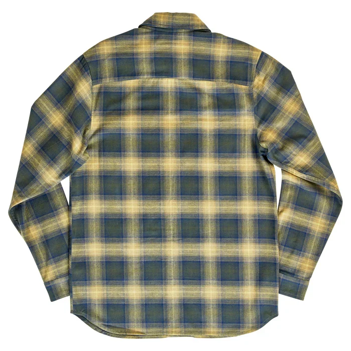 Biltwell HI Test Moss Flannel Shirt - Image 3