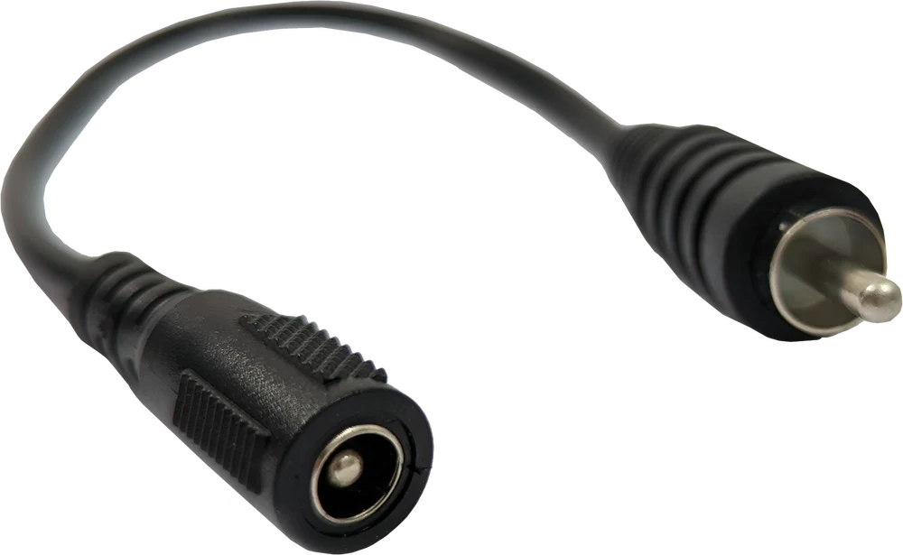 Califnornia Heat 12V RCA to Female Coax Adapter