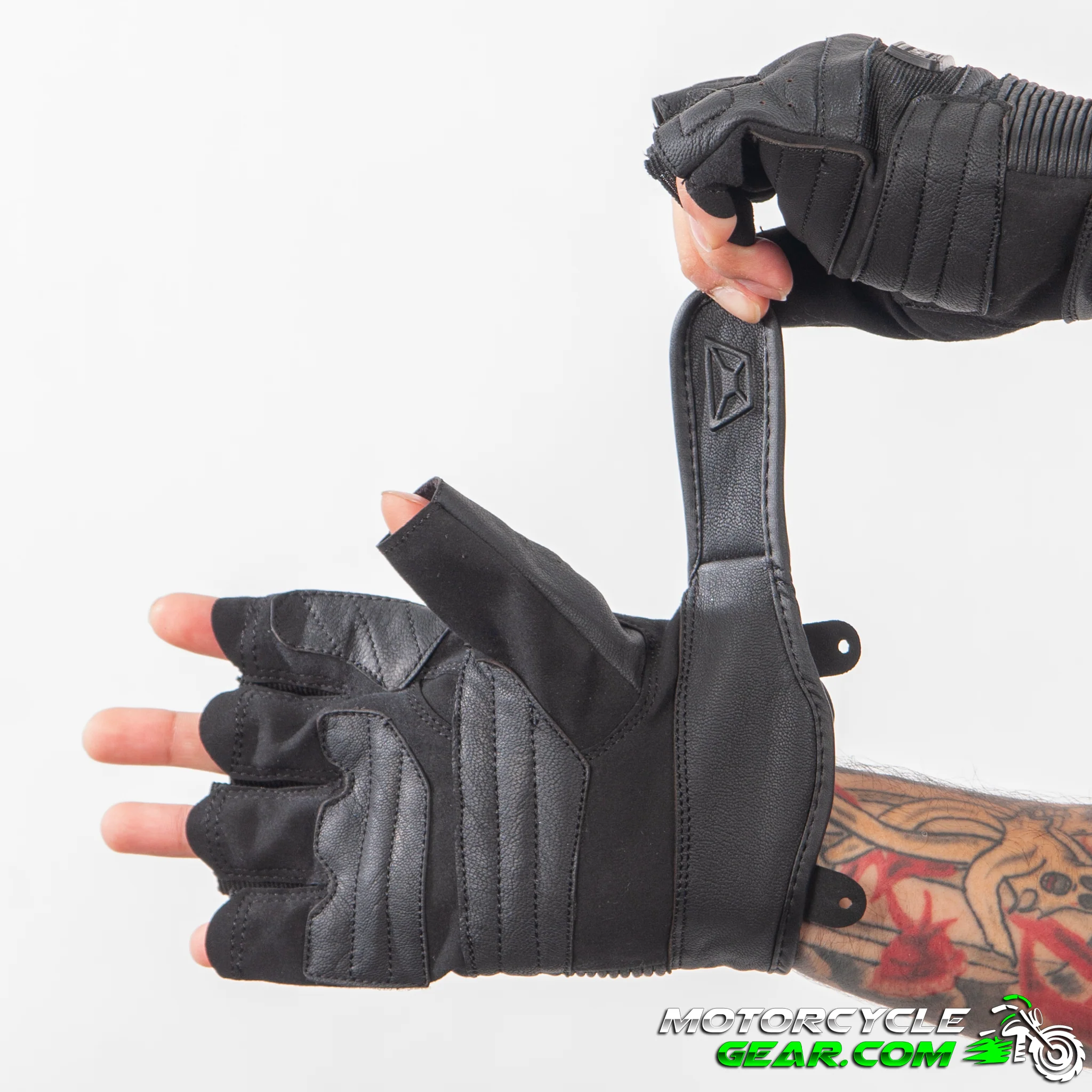 Cortech Flip Off Fingerless Gloves - Image 6