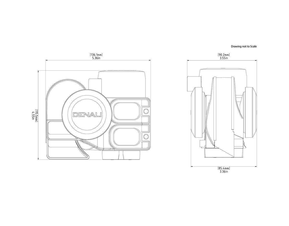 Denali SoundBomb Original Dual-Tone Air Horn - Image 7