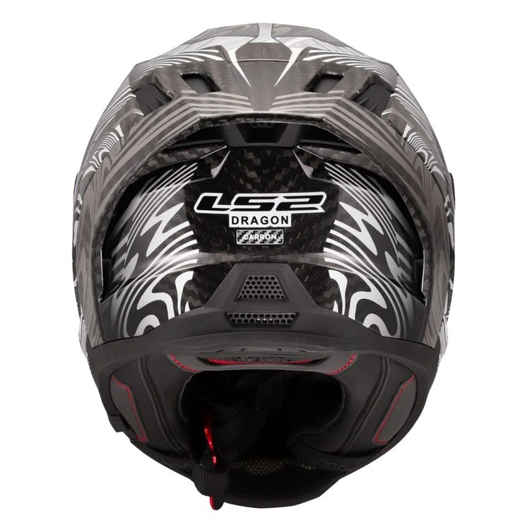 LS2 Dragon Carbon Enthum Helmet - Image 4