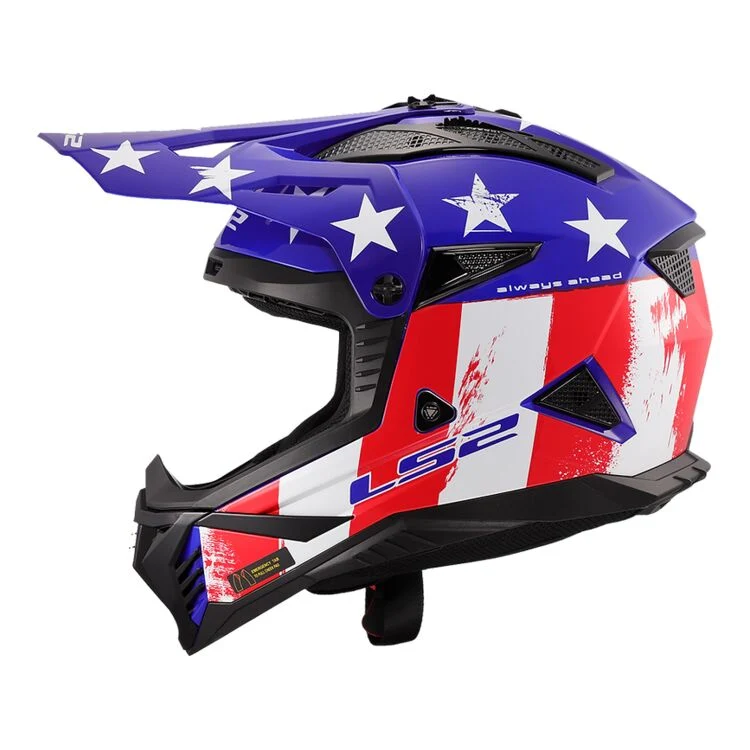 LS2 Gate II Battle Scar MX Helmet - Image 7
