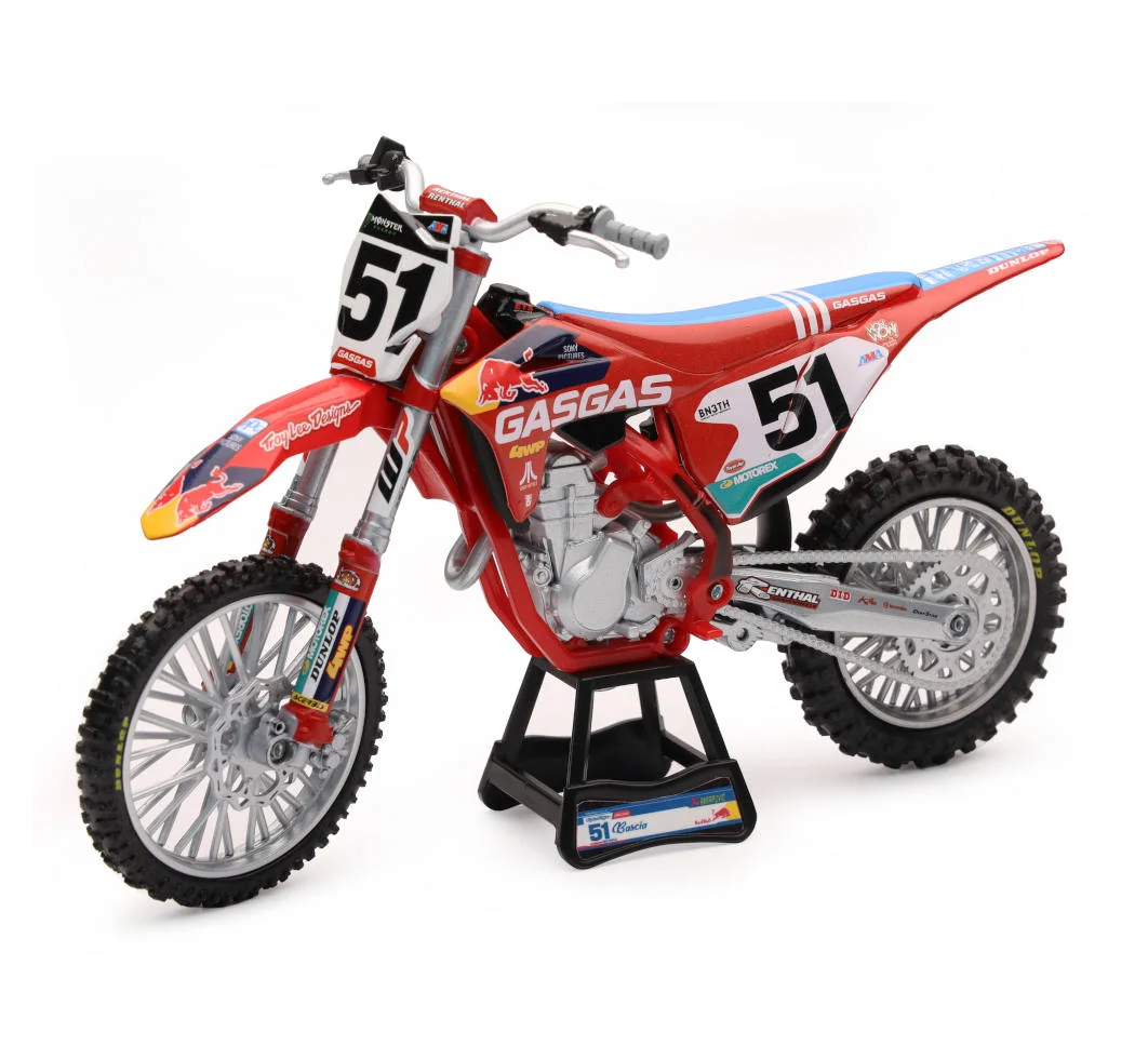 New Ray Toys Justin Barcia TLD Red Bull GasGas MC 450F Race Bike
