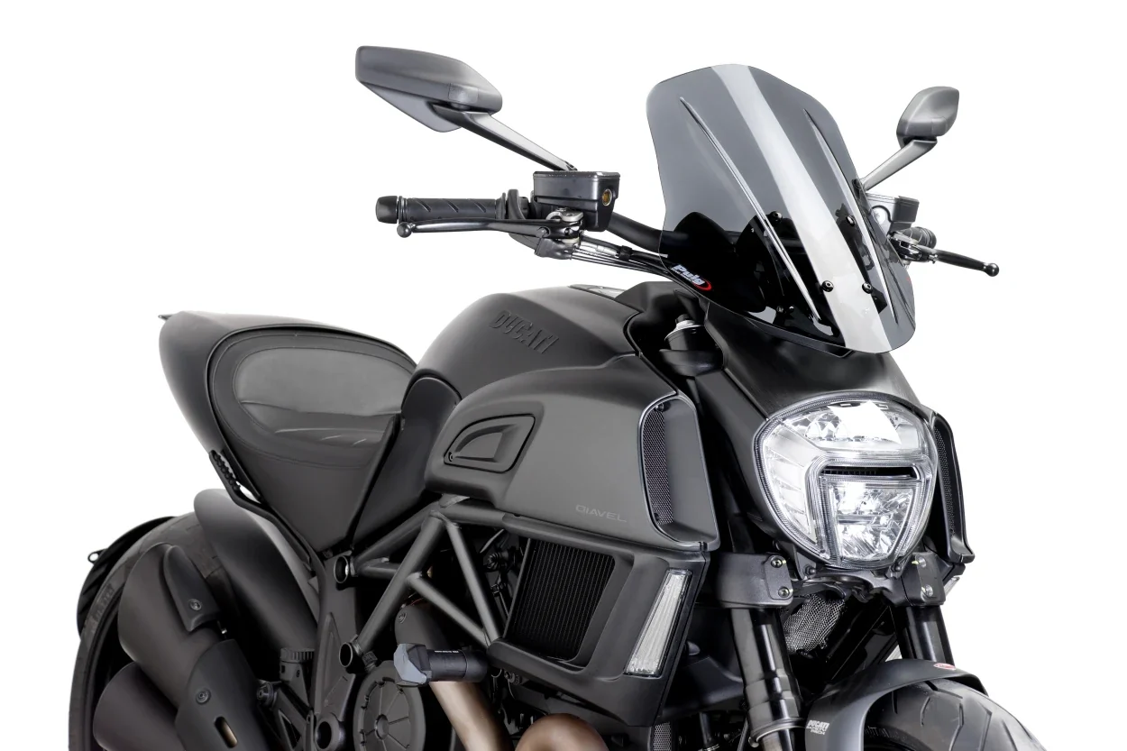 Puig Touring Naked New Generation Windscreen Ducati Diavel 2014-2018 - Image 2