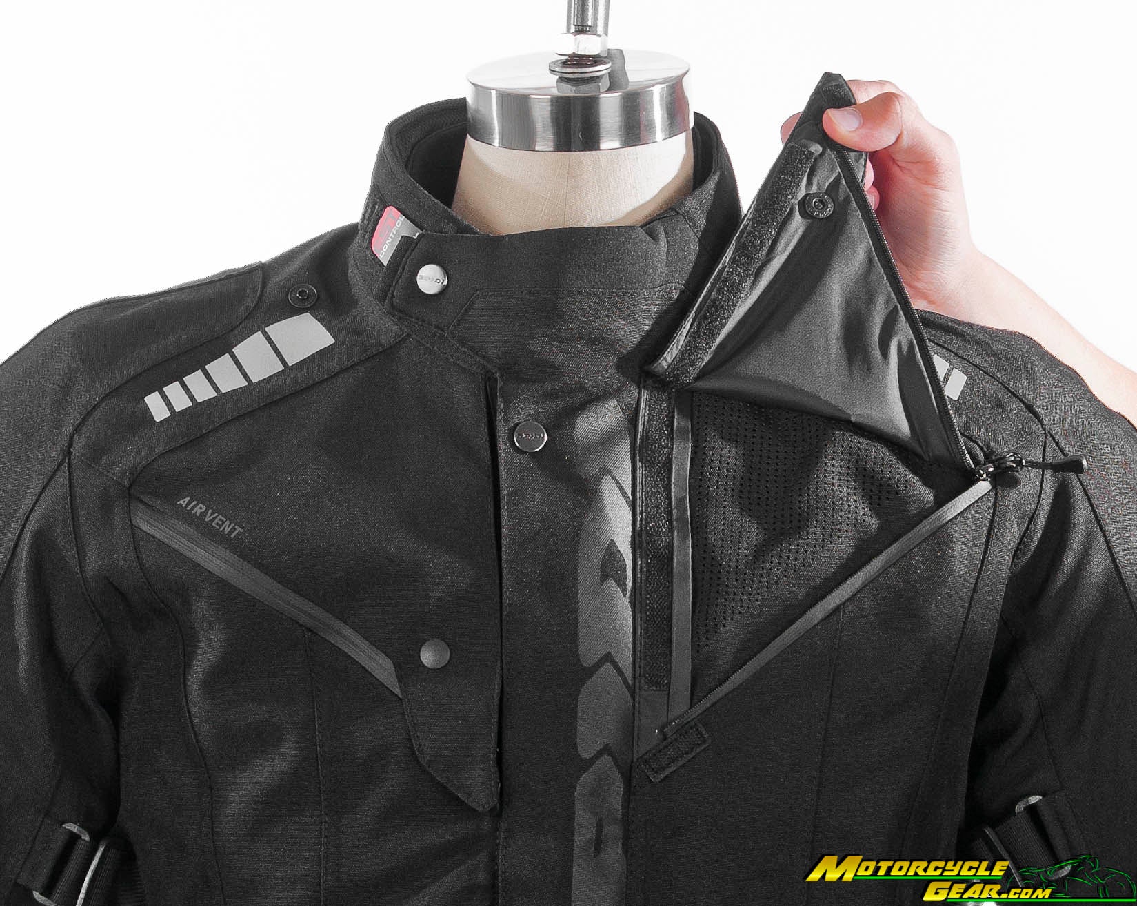 Spidi Outlander Robust Jacket ~ D240-026-M; Black , Size Medium (BK3M) - Image 3