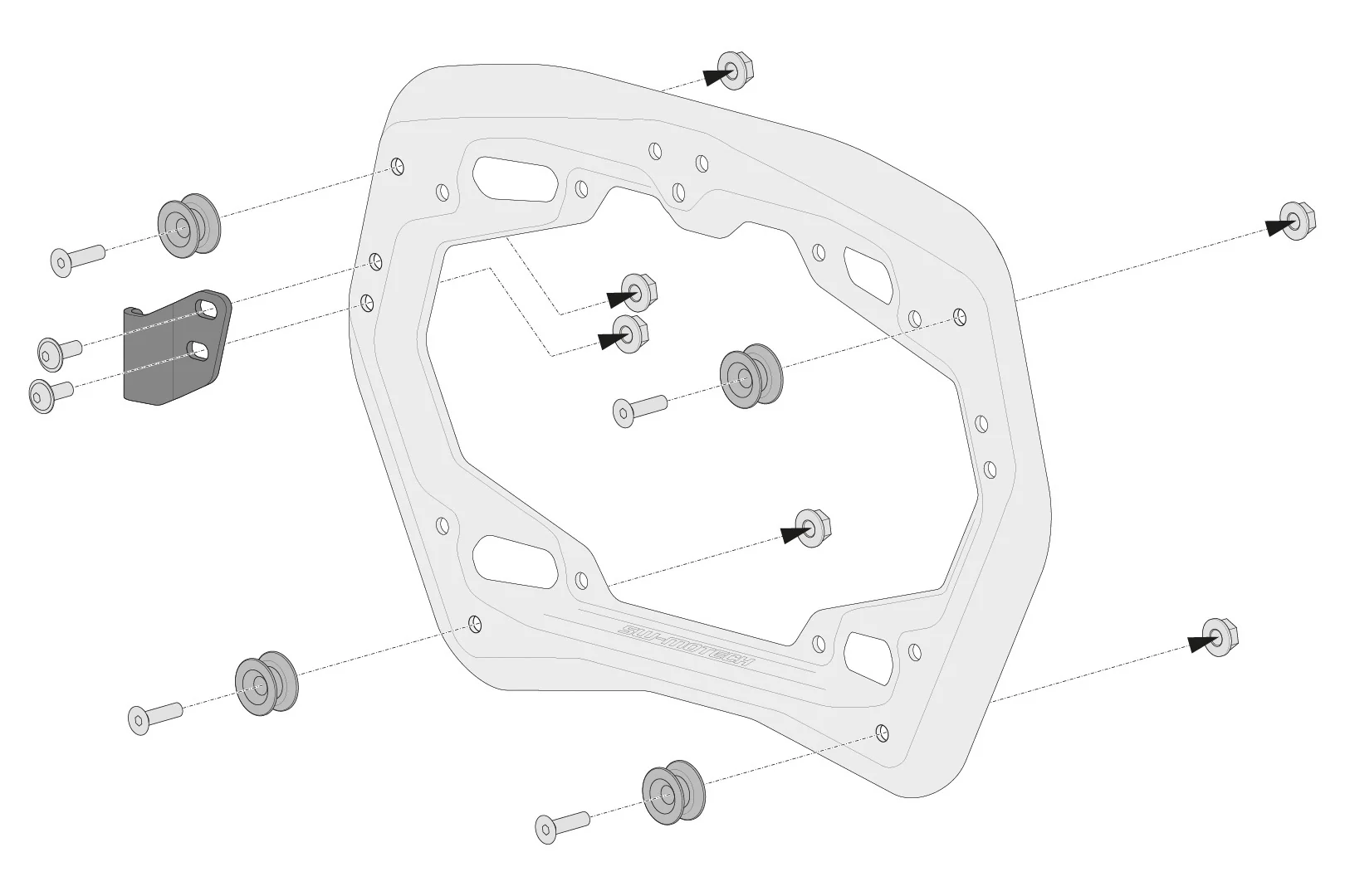 SW-Motech TRAX ADV Aluminum Case System - Suzuki V-Strom 650 '16-'24 - Image 5