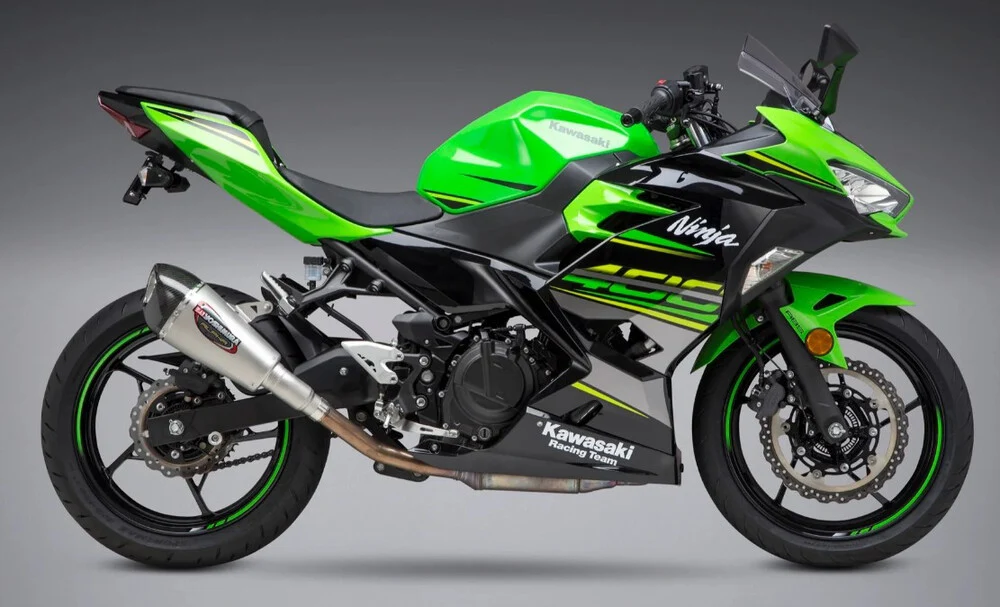 Yoshimura ALPHA-T Works Street Slip-On Exhaust Kawasaki Ninja 400 / Z400 2018-2023 - Image 3