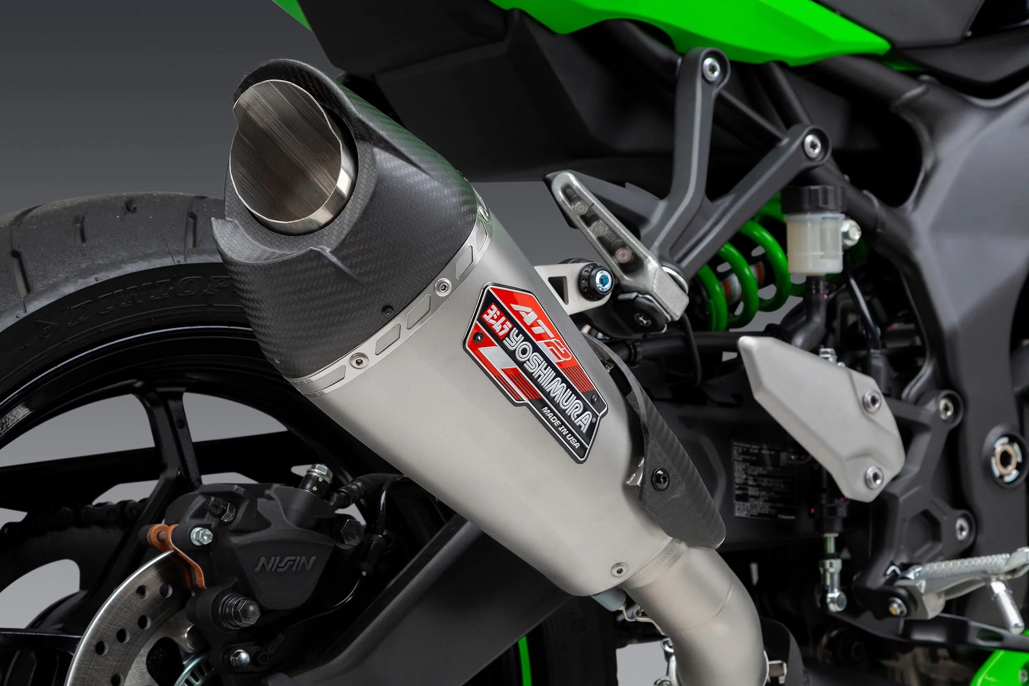 Yoshimura AT2 Street Slip-On Exhaust Kawasaki Ninja ZX4R / ZX4RR 2023-2026 - Image 3