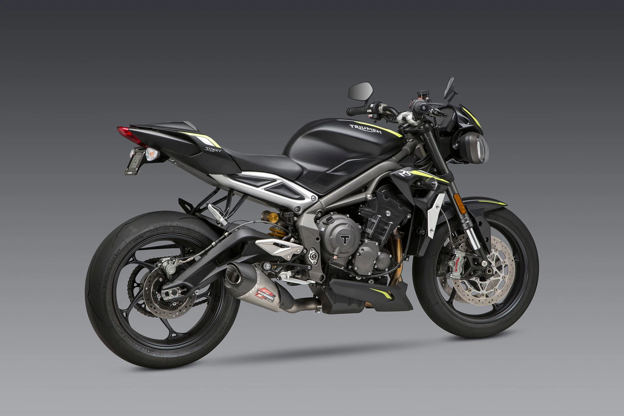 Yoshimura AT2 Street Slip-On Exhaust Triumph 765 S / R / RS - Image 5