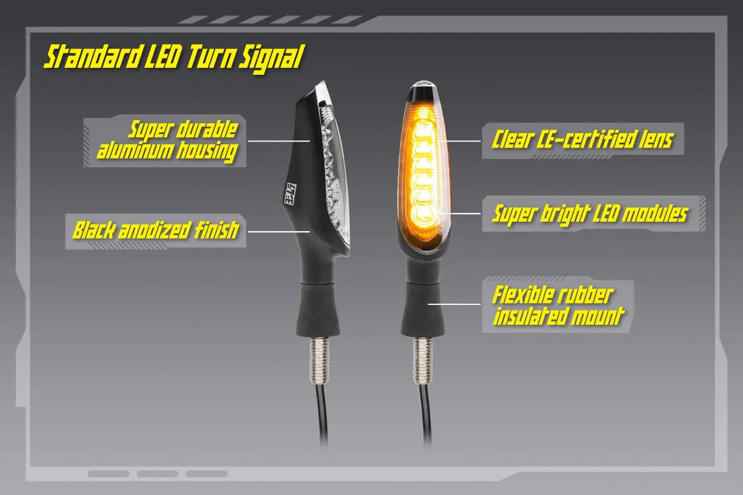 Yoshimura LED Signal Kit For V2 Fender Eliminator Kit Suzuki - Image 2